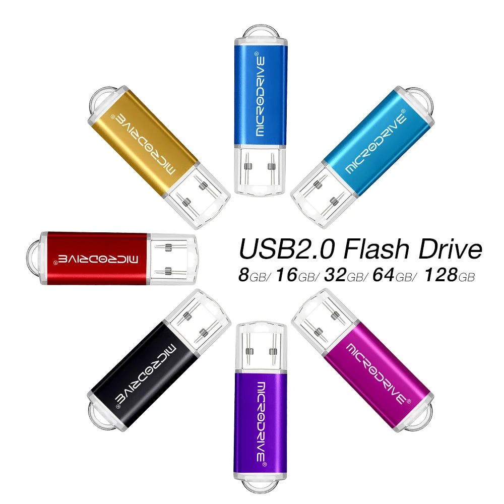 USB Flash Drive 128GB 64GB 32GB 16GB 8GB USB 2.0 Pen Drive Flash Memory Card U Stick High Speed Memoria Usb Pendrive - petguardiansupplies