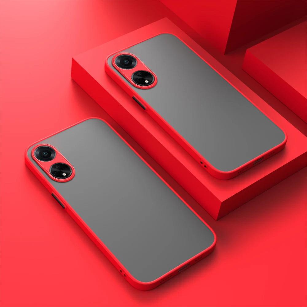 Case For OPPO A38 4G Cover On Orro Opo Appo A18 Capas Shockproof Phone Back Bumper Matte Translucent Coque funda OppoA38 4G A 38 - petguardiansupplies