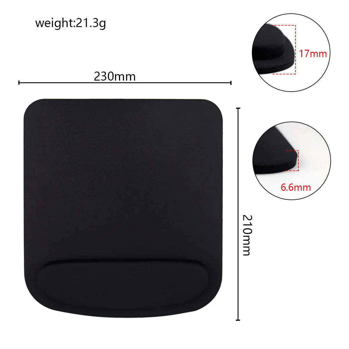 Coolcirc Computer Game Mouse Pad Large Thickened Eva Ergonomic Mousepad Wrist Pad Non-Slip Mouse Mats For Office Accessories - petguardiansupplies