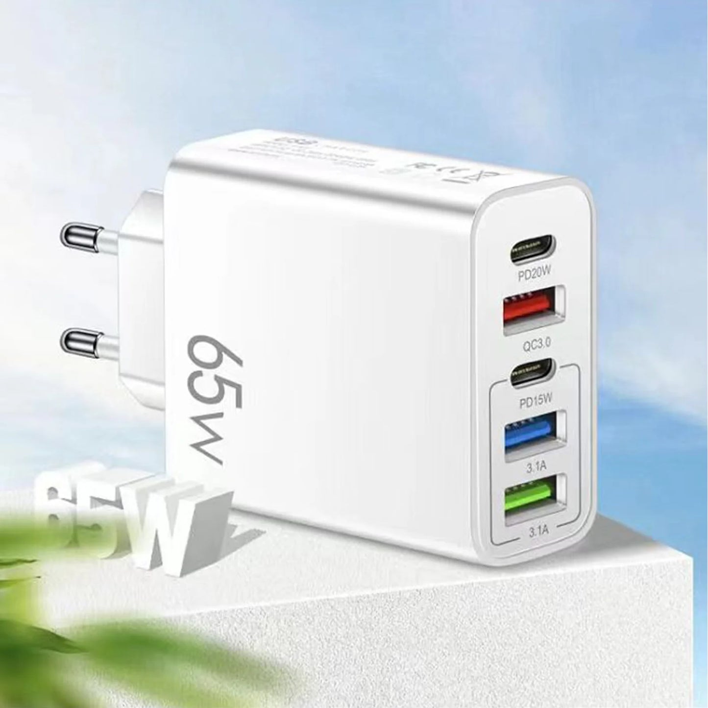 5 port EU Standard USB for All Phone Travel Portable Mobile Plug Charger Power Adapter Universal - petguardiansupplies