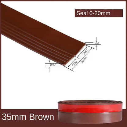 New Dustproof Door Draught Weatherstrip Bottom Seal Strip Silicone Windproof Dust Self Adhesive For Doors Stopper Sealing Tape - petguardiansupplies