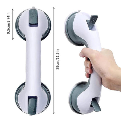 New Shower Handle Grab Bars Ultra Grip Dual Locking Safety Suction Cups Helping Handle Anti Slip Support for Toilet Bathroom - petguardiansupplies