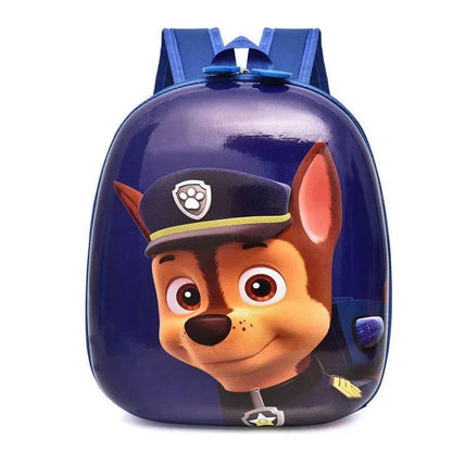 Paw Patrols Backpack Hard Shell Kawaii Cartoon School Bag Marshall Chase Skye Kindergarten Cosplay Student School Bag kids Gift - petguardiansupplies