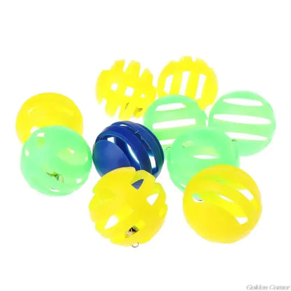 10 Pcs Pet Toy Latex Balls Colorful Chew For Dogs Cats Puppy Kitten Soft Elastic Dropshipping - petguardiansupplies