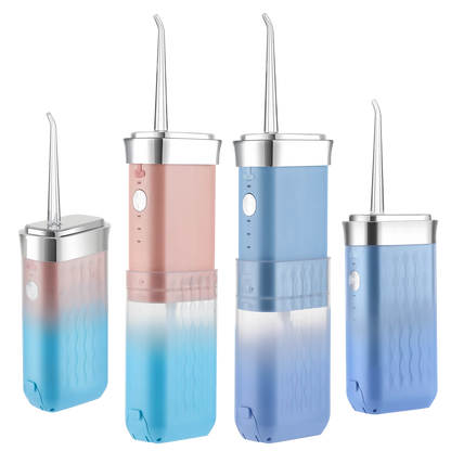 Portable Teeth Whitening Cleaner Adult Mouth Washing Tools Foldable Water Flosser Rechargeable 3 Modes Oral Irrigator For Travel - petguardiansupplies