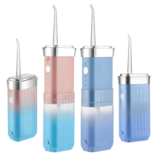 Portable Teeth Whitening Cleaner Adult Mouth Washing Tools Foldable Water Flosser Rechargeable 3 Modes Oral Irrigator For Travel - petguardiansupplies