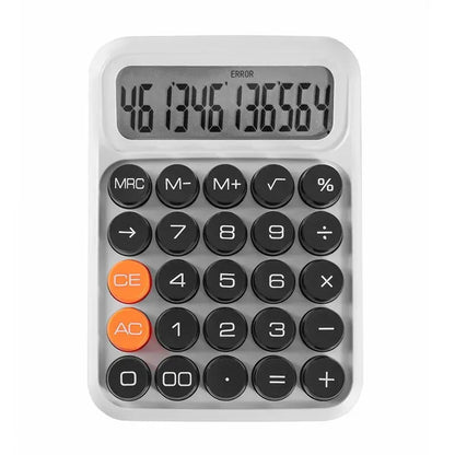 1pc Keyboard Calculator Office 12-digit Mechanical Calculator Cute Candy Color Calculator Desktop Stationery - petguardiansupplies