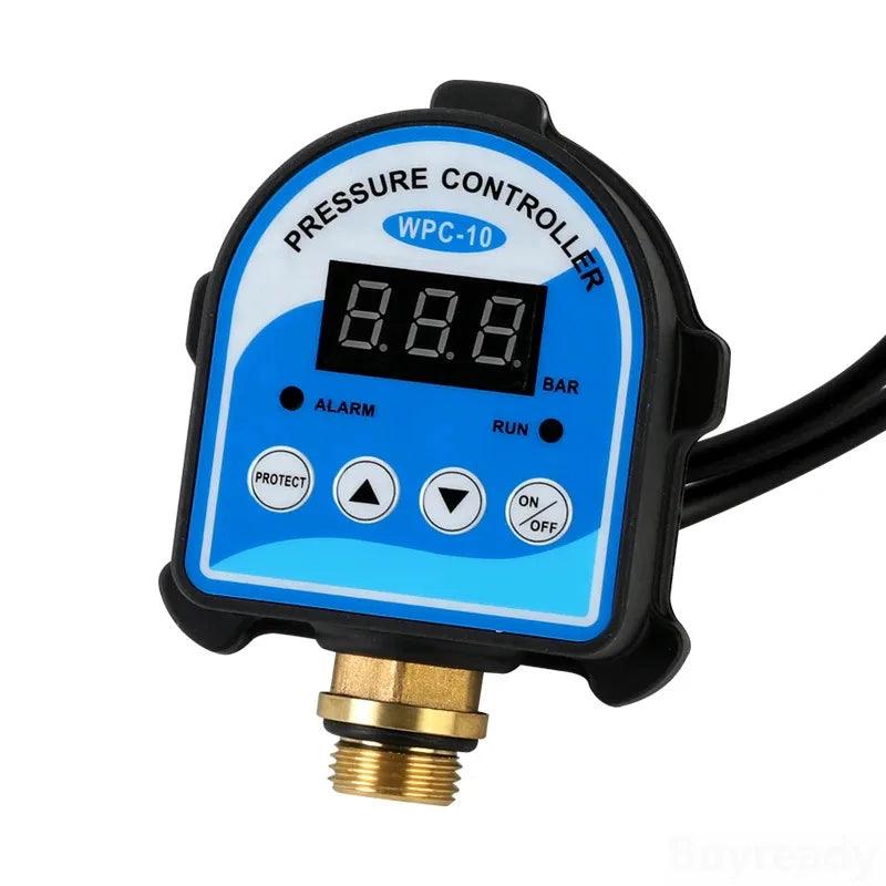 1pc 220V Automatic Eletronic Digital Display Pressure Controller Switch WPC-10 Oil Water Booster Pump Air Compressor Vacuum - petguardiansupplies