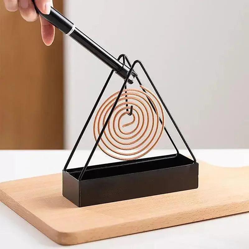 1/2PCS Iron Mosquito Coil Incense Burner Frame Modern Repellent Incense Rack for Household Bedroom Patio - petguardiansupplies