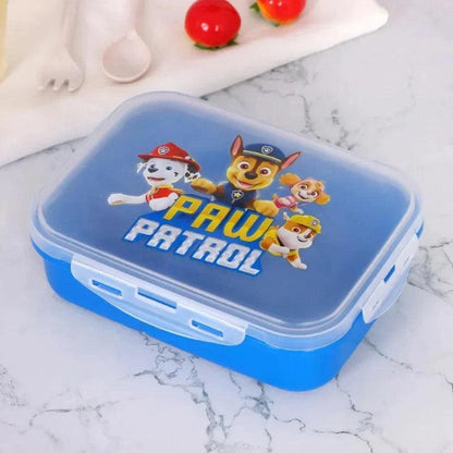 Paw Patrols Microwave Lunch Box Wheat Straw Dinnerware Food Storage Container Kids School Office Portable Bento Lunch Bag Gift - petguardiansupplies