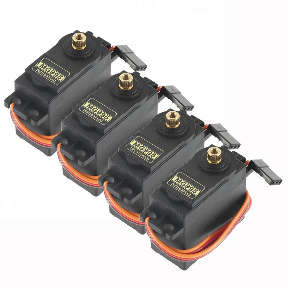 4PCS 13KG 15KG Servos Digital MG995 MG996R Servo All Metal Gear for JR Car RC Model Helicopter Boat mg90s Servosg90 - petguardiansupplies