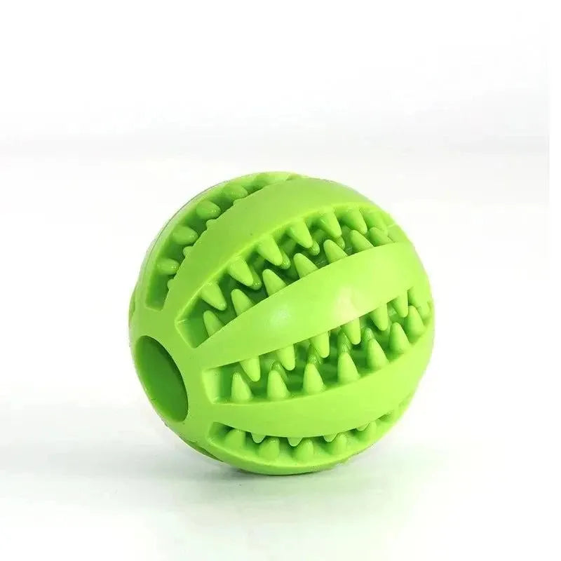 Natural Rubber Pet Dog Toys Dog Chew Toys Tooth Cleaning Treat Ball Extra-tough Interactive Elasticity Ball5cm for Pet Products - petguardiansupplies