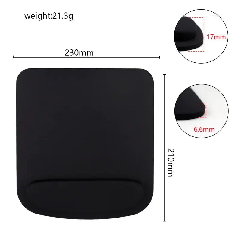 Computer Game Mouse Pad Environmental Eva Ergonomic Mousepad Wrist Pad Solid Color Comfortable Mouse Mats For Office Accessories - petguardiansupplies