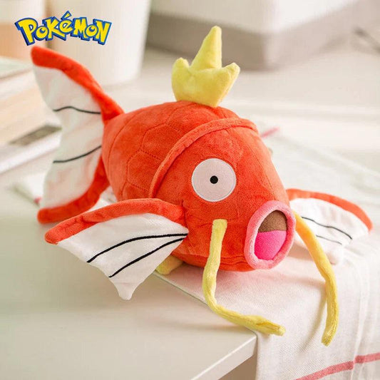 Pokemon Kawaii Magikarp Stuffed Toys Cartoon&Cute The King Of Carp Plush Dolls Throw Pillow Birthday Gift For Kids Friends Boys - petguardiansupplies