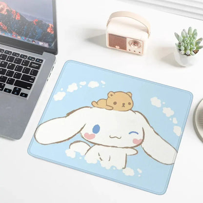 Small Anime Mouse Pad Gamer Cinnamoroll Gaming Laptop Cute Sanrio Mausepad Wireless Mouse for Computer Offices Accessories Mats - petguardiansupplies