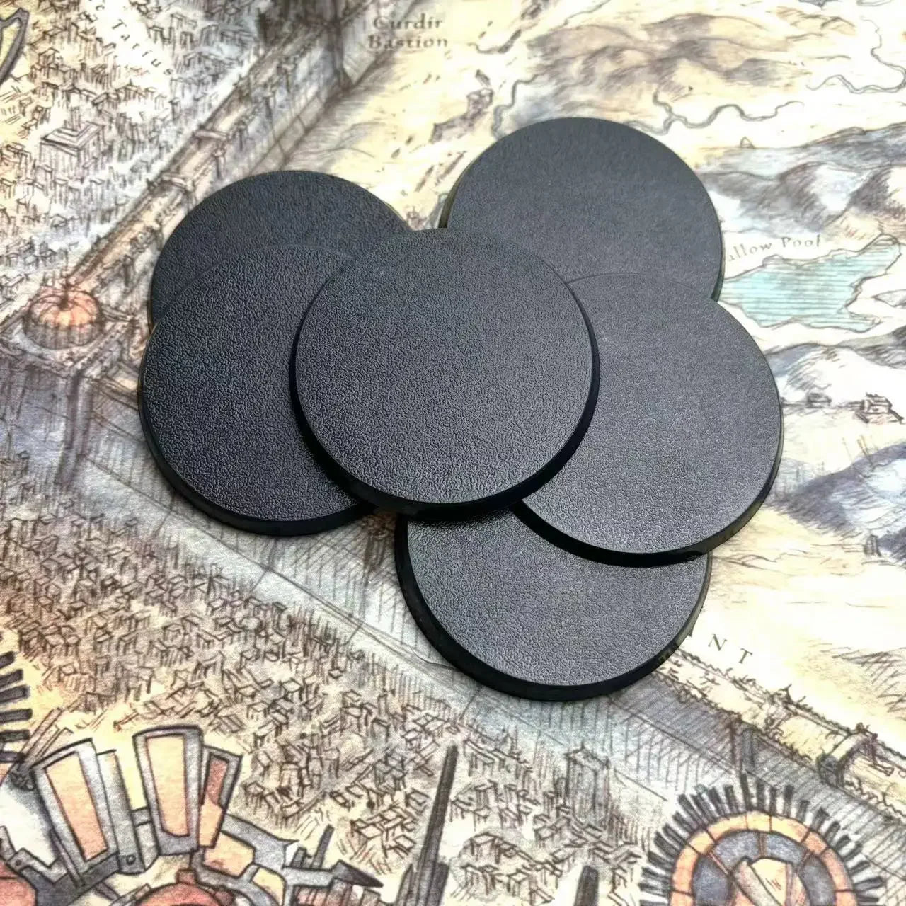 Wargame 60mm Round Bases Plastic Round Bases - petguardiansupplies