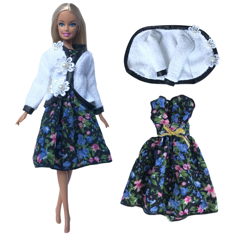 NK 1 Pcs Fashion Doll Dress For 11.5 Inch Doll Clothes 1/6 Dolls Accessories Outfit Casual Shirt Party DIY Dollhouse Toys JJ - petguardiansupplies