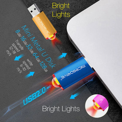 USB Flash Drive 128GB 64GB 32GB 16GB 8GB USB 2.0 Pen Drive Flash Memory Card U Stick High Speed Memoria Usb Pendrive - petguardiansupplies