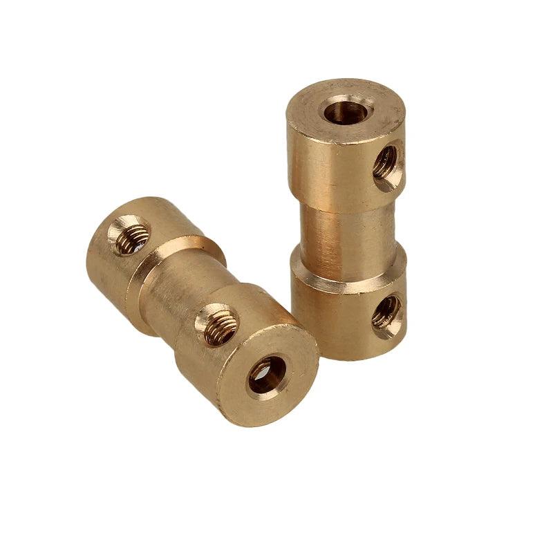 2/2.3/3/3.17/4/5/6mm N20 Motor Shaft Coupling Coupler Connector Sleeve Adapter Brass Transmission Joint for RC Boat Car Airplane - petguardiansupplies