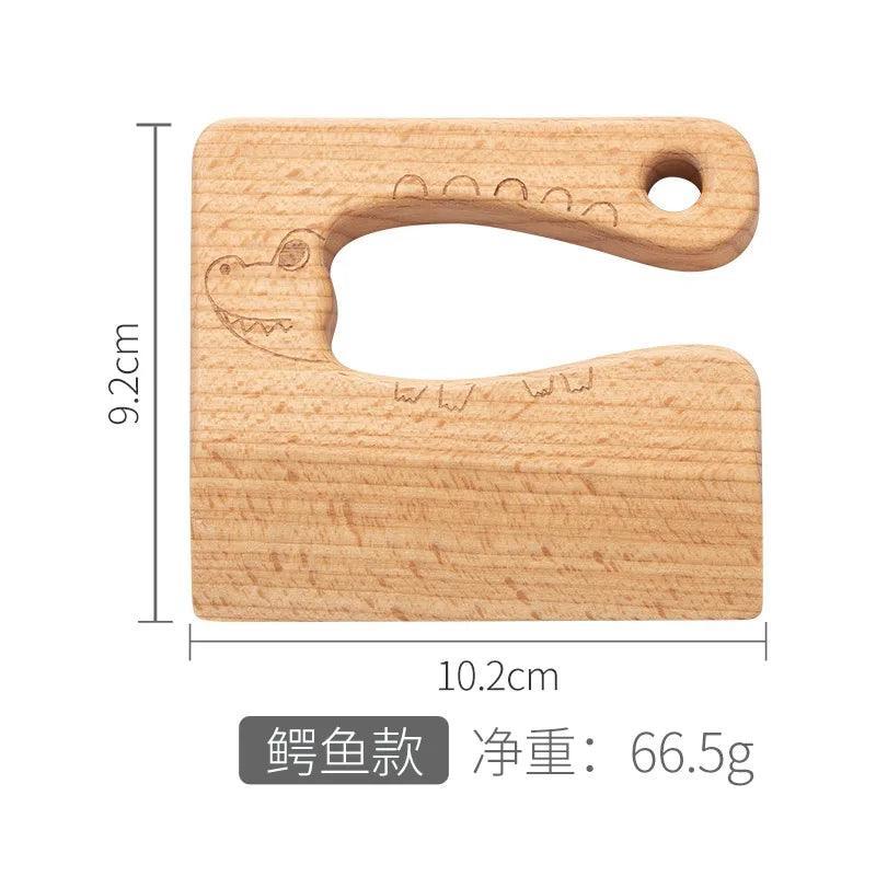 Wooden Kids Knife Cooking Toys Simulation Knives Cutting Fruit Vegetable Children Kitchen Pretend Play Toy Montessori Education - petguardiansupplies