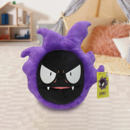 Gengar Plush Toy 11 Inch Gastly Stuffed Doll, Soft Anime Cartoons All Star Collection for Kids Birthday Gift - petguardiansupplies