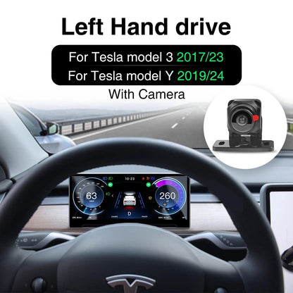 Model 3 Hud for Tesla Model Y Heads Up Display Highland Instrument Panel Cluster Air vent Dashboard Front Camera Driver Mnonitor - petguardiansupplies