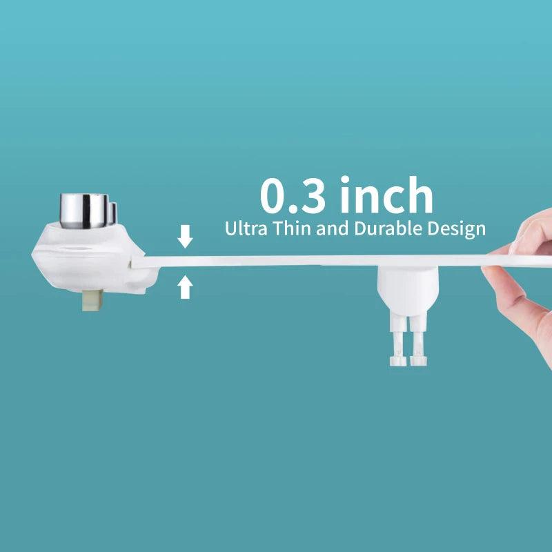 Toilet Bidet Digital Display Women's Washer Temperature Adjustable Non-Electric Self-Cleaning Double Nozzle Hot And Cold Bidet - petguardiansupplies