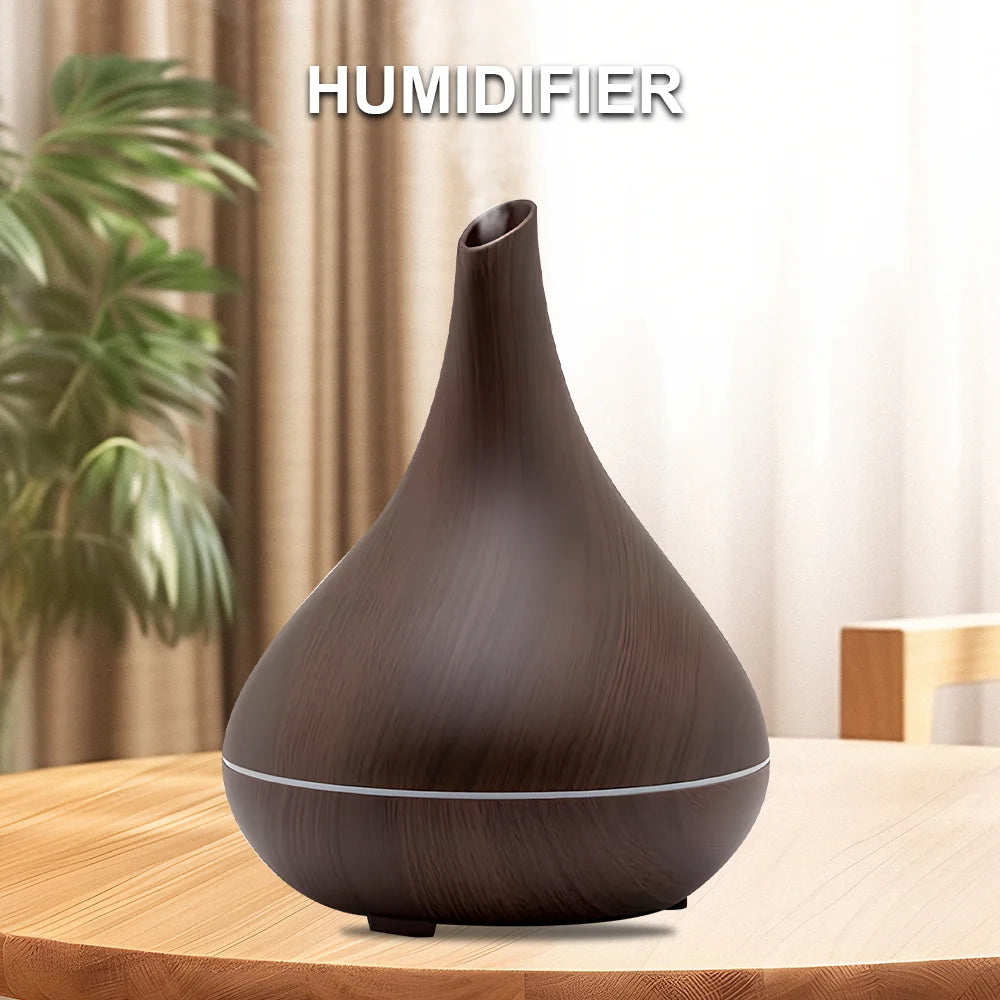 Air Humidifier Aromatherapy Essential Oil Diffuser 400ml - 12 Colour Lights - petguardiansupplies