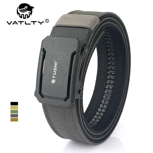 VATLTY New Military Belt for Men Sturdy Nylon Metal Automatic Buckle Police Duty Belt Tactical Outdoor Girdle IPSC Accessories - petguardiansupplies