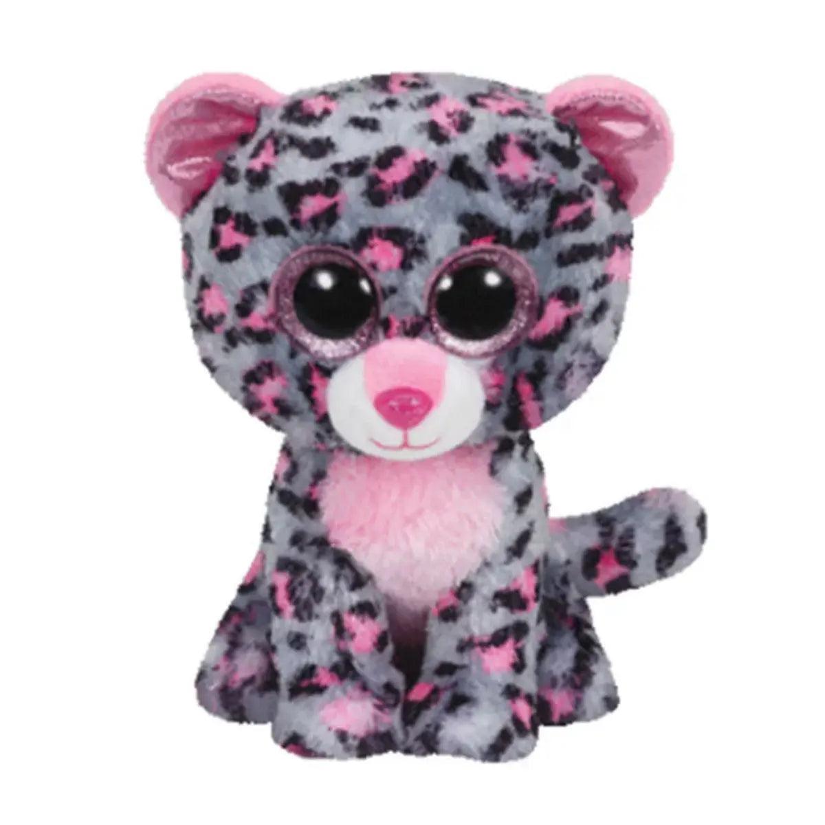 15CM Ty Beanie Dotty Multicolor Leopard Glitter Big Eyes Leopard Toy Cute Plush Stuffed Animals Doll Children's Birthday Gifts - petguardiansupplies