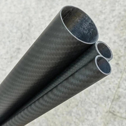 1PCS Twill Matte 3K Carbon fiber circular tube Length 500mm high hardness OD 8mm 10mm 12mm 16mm 20mm 25mm 30mm - petguardiansupplies