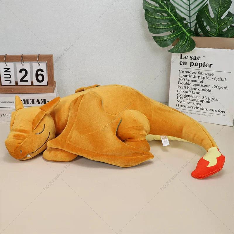 50cm New Sleep Charizard Plush Toy Anime Pokemon Charizard Y Stuffed Animal Doll for Kids Halloween Gifts - petguardiansupplies