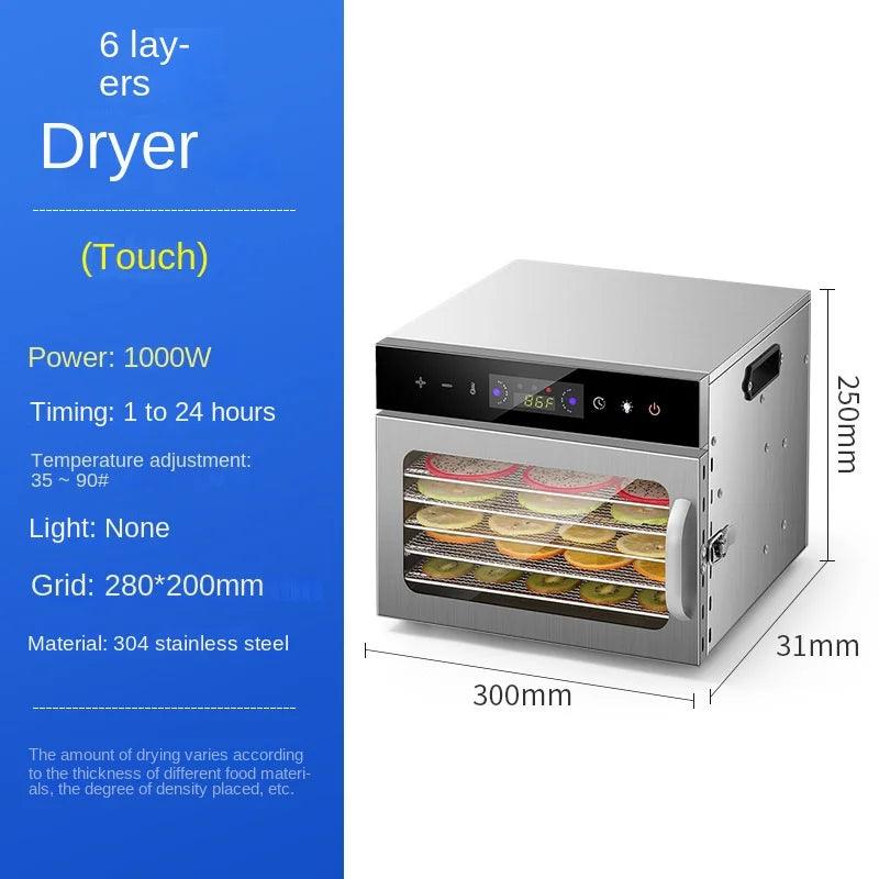 12th, 16th, 20th, and 25th floors fruit dehydrator multifunctional intelligent fruit air dryer - petguardiansupplies