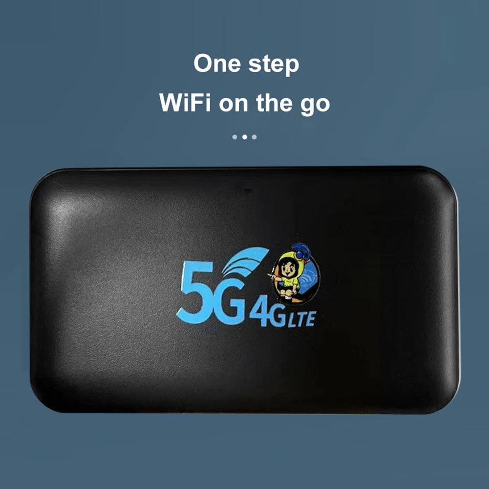 Gen2 4G WiFi Router Lte 150Mbps CAT4 Portable Modem Mini Router with SIM Card Slot Hotspot Pocket 3000mAh for Outdoor Travel - petguardiansupplies