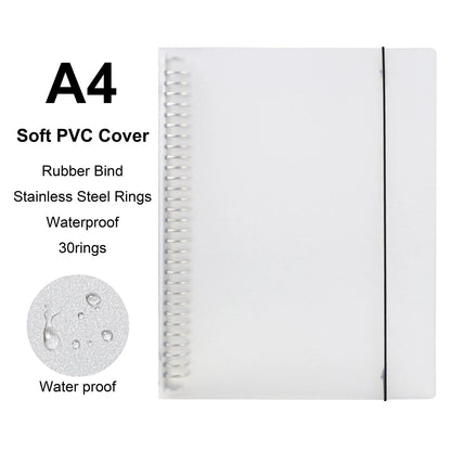 A4/B5/A5 Loose Leaf Refill Binder Notebook Blank/Line/Grid/Cornell Replacable Metal Ring Office&School Supplies Stationery - petguardiansupplies