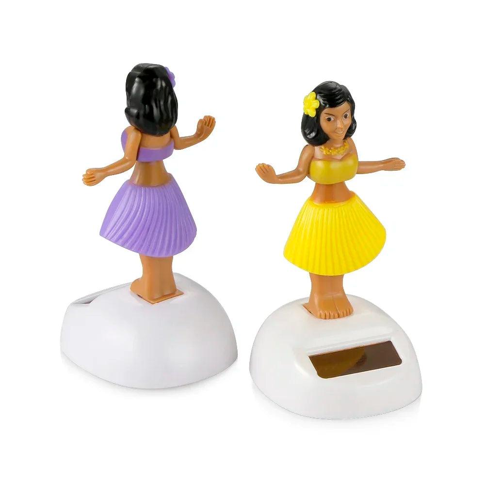 Car Ornament Automobiles Decoration Dancing Hula Girl Swinging Bobble Toy Gifts Auto Interior Home Decor Solar Girls Accessories - petguardiansupplies