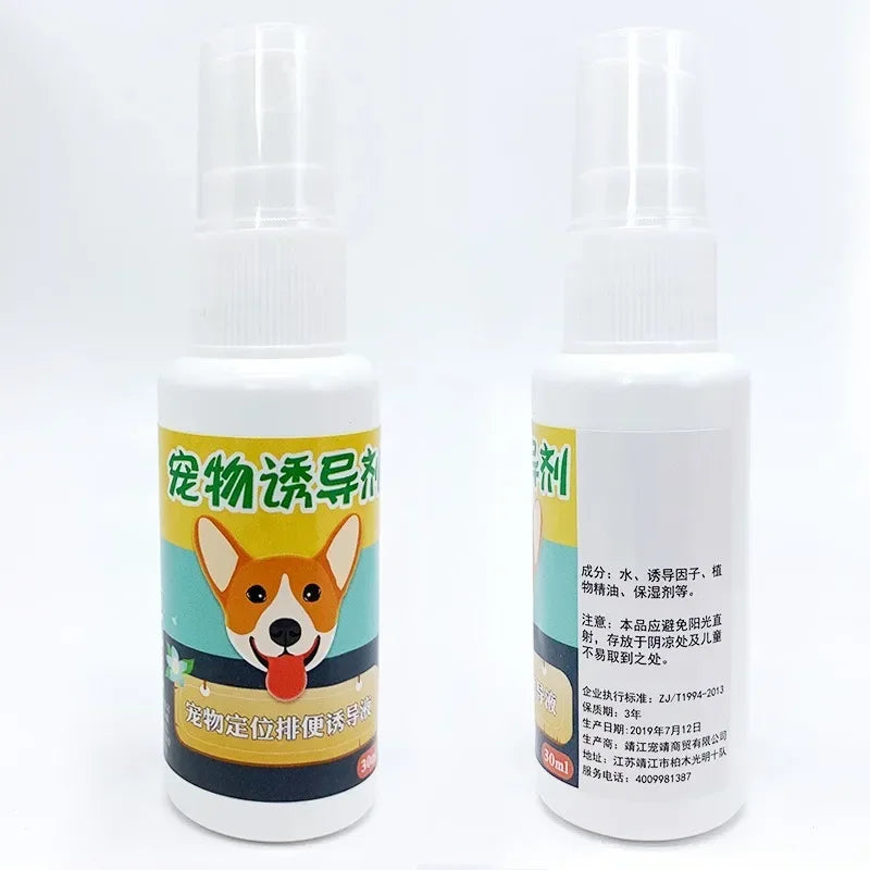 Dogs Pee Training Spray 30ml Inducer Pet Toilet Positioning Defecation Puppy Potty Spray Urinate Aids Useful Supplies - petguardiansupplies