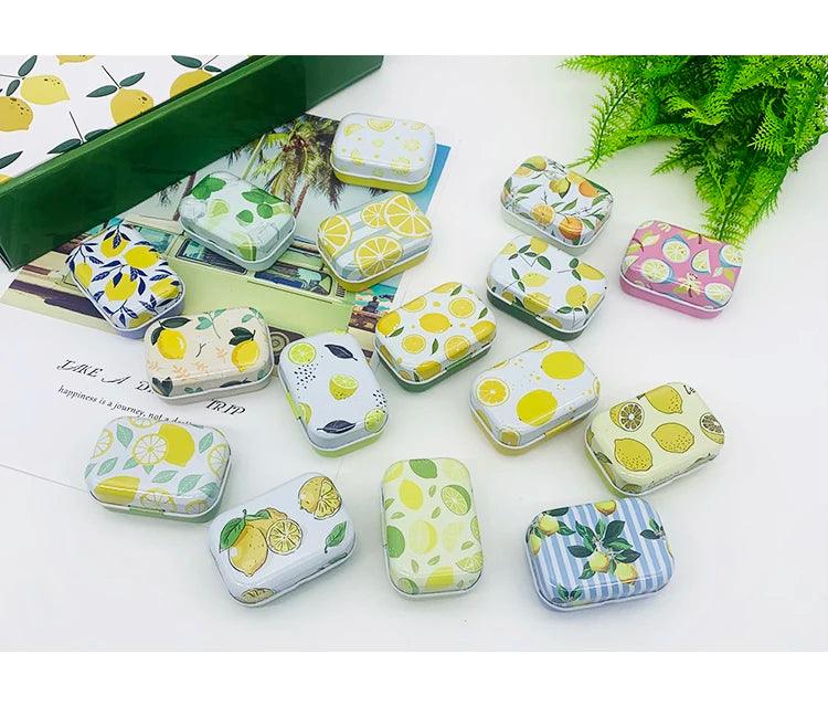 Colorful mini tin box sealed jar packing boxes jewelry, candy box small storage boxes cans coin earrings, headphones gift box - petguardiansupplies