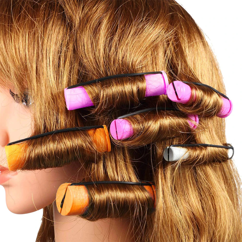 Perming Curling Waves Rods Hair Rollers DIY Styling Perm Curlers - petguardiansupplies