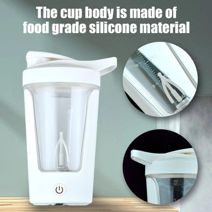 Electric Automatic Mixing Cup Portable Whey Protein Shaker Bottle USD Rechargeable Fully Automatic Stirring Cup For Home - petguardiansupplies