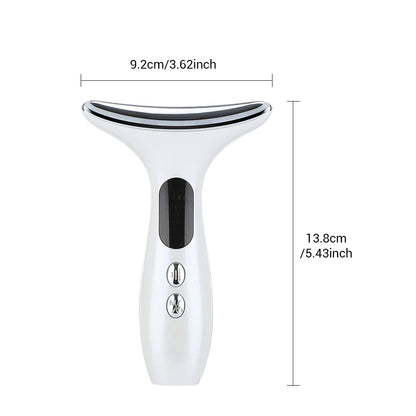 Rejuvenation anti-wrinkle face massager EMS Microcurrent Neck Beauty Device LED Firming skin care tool for chin facial lifting - petguardiansupplies