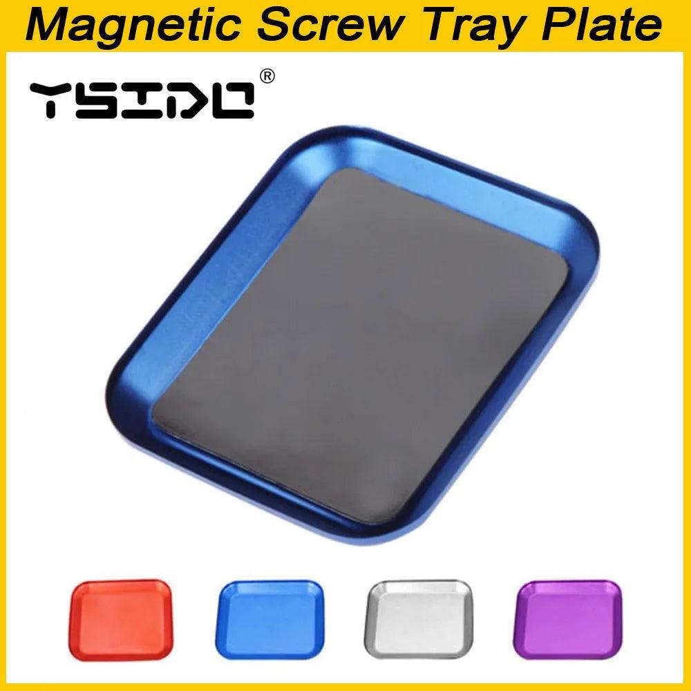 RC Repair Tool Aluminium Alloy Magnetic Screw Tray Plate For Airplane Car Boat Crawler Axial SCX10 D90 D110 Model Repair Tool - petguardiansupplies