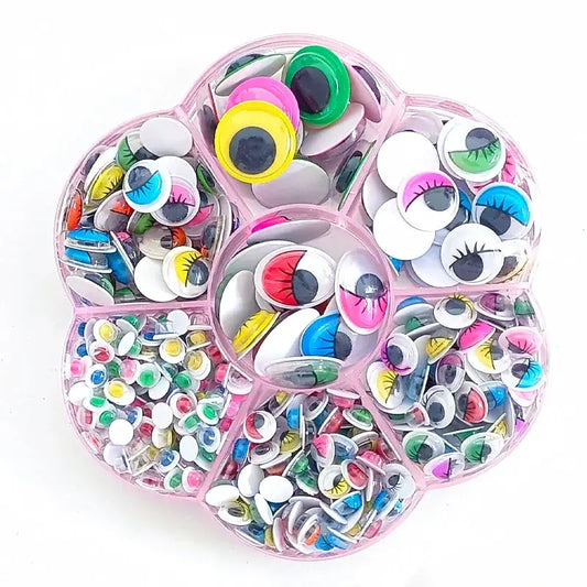 400/210PCS Self Adhesive Doll  Eyes for DIY Craft Toys Googly Wiggly Eyes Scrapbooking Decor Craft Supplies 4/5/6/7/8/10/12mm - petguardiansupplies