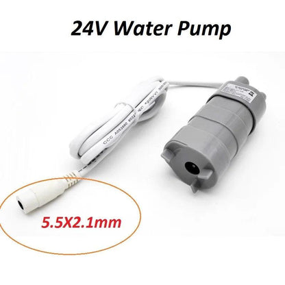 Best Sale 12V 24V 600L/H High Pressure Dc Submersible Water Pump Three-wire Micro Motor Water Pump with Adapter - petguardiansupplies