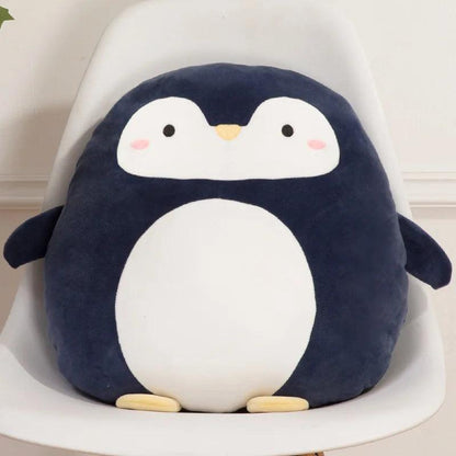 40cm Cuddly Squishy Penguin Pig Rabbit Panda Crab Kawaii Zoo Animal Plush Pillow Soft Plushie Peluche Doll Kids Birthday Gift - petguardiansupplies