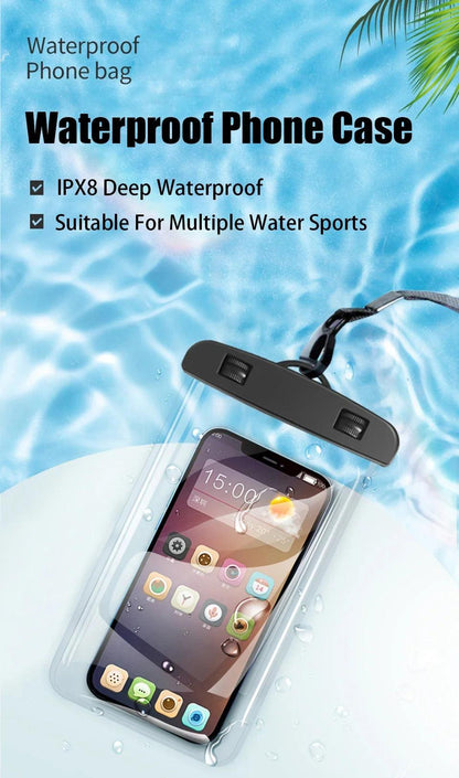 Waterproof Phone Case Swimming Water Proof Bag Universal Underwater Protector Pouch Cover For iPhone Samsung below 6.7" Phone - petguardiansupplies