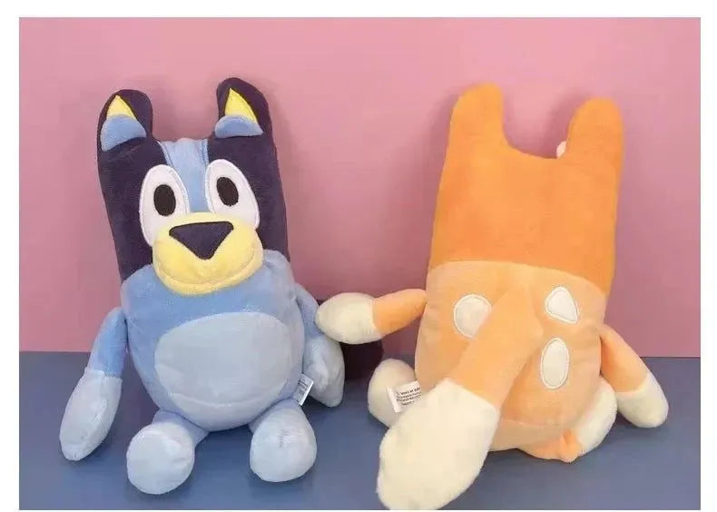 28cm 17cm Bluey Family Plush Toys Cute Simulation Pet Dog Patrol Bingo Sister Kawai Plush Children's Toy Doll Birthday Gift Toy - petguardiansupplies