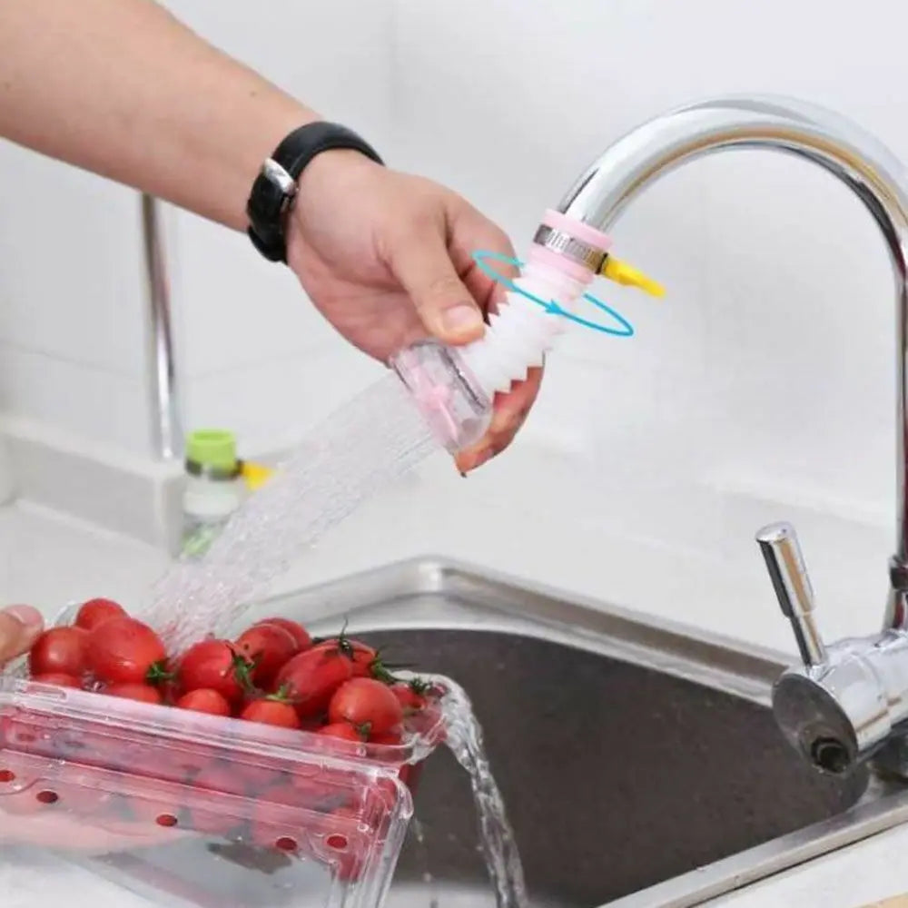 360° Flexible Faucet Extender Bendable Kitchen Sink Tap Spray Head Attachment UK - petguardiansupplies