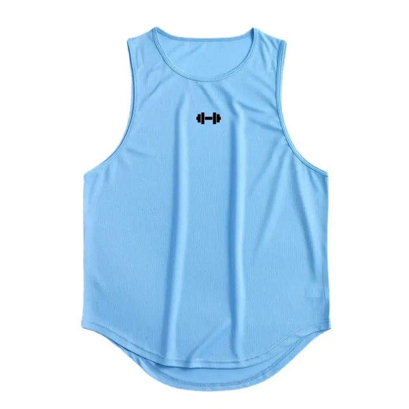 Summer Men's Gym Tank Top Fitness Training Clothing Quick-drying Loose Bodybuilding Sleeveless Shirt Men Fashion Basketball Vest - petguardiansupplies