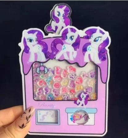 Kawaii My Little Pony Backpack Pendant Fluttershy Pinkie Pie Rainbow Dash Cartoon Anime Desktop Ornament Accessories Gifts Toys - petguardiansupplies